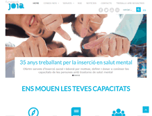 Tablet Screenshot of fundaciojoia.org